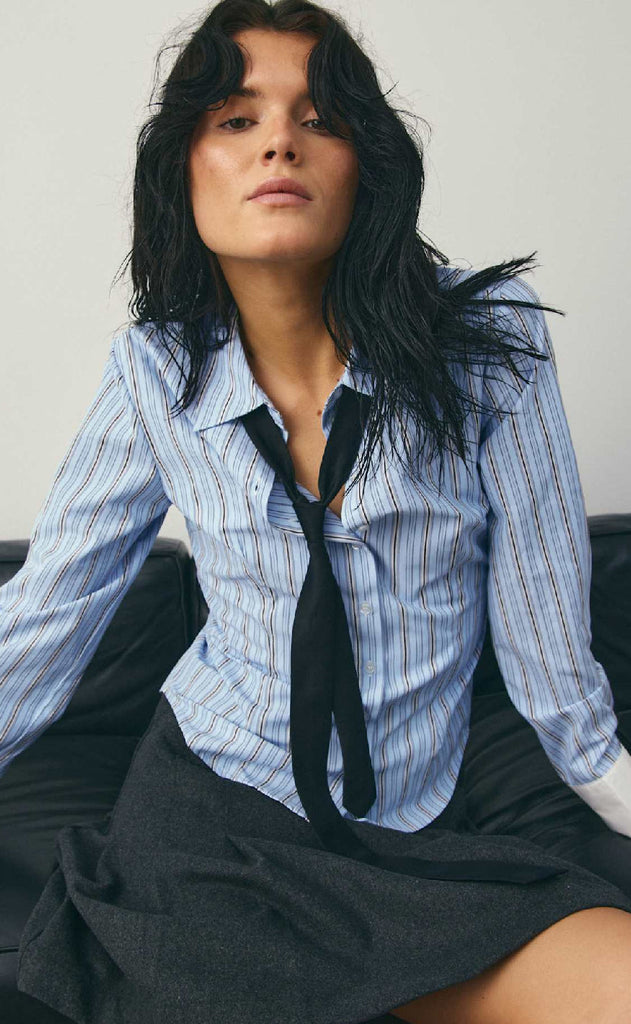 Noella Skjorte - Loyce - Coetta Blue Stripe