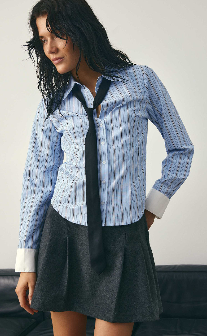 Noella Skjorte - Loyce - Coetta Blue Stripe