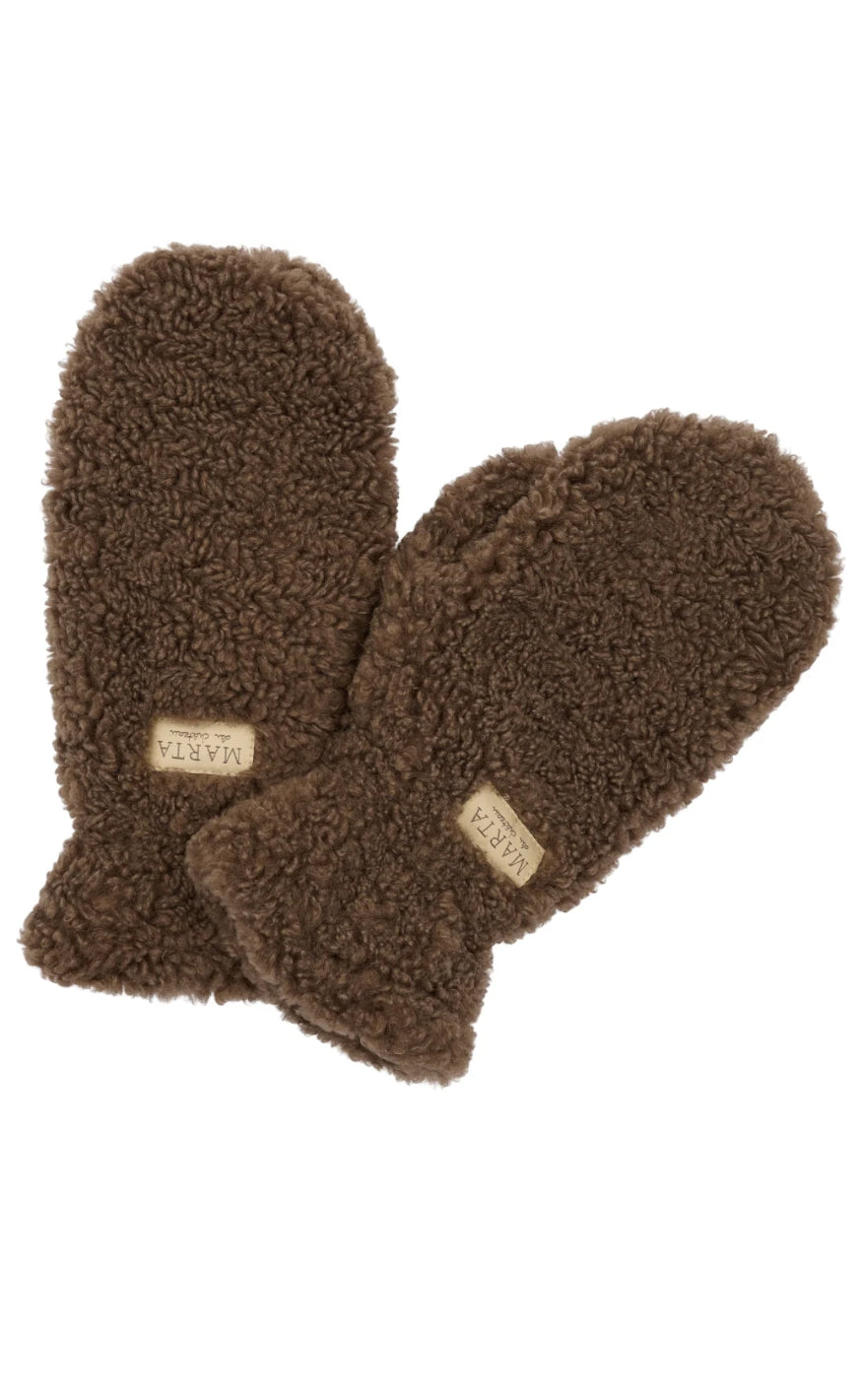 Marta Du Chateau Votter -  48744 Marta Teddy Mitten - Brown