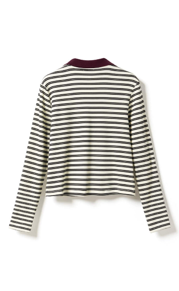 Noella Bluse - Luane - Caryll Black Stripe