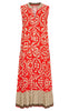 Marta Du Chateau Kjole - Lucie - Red/Beige