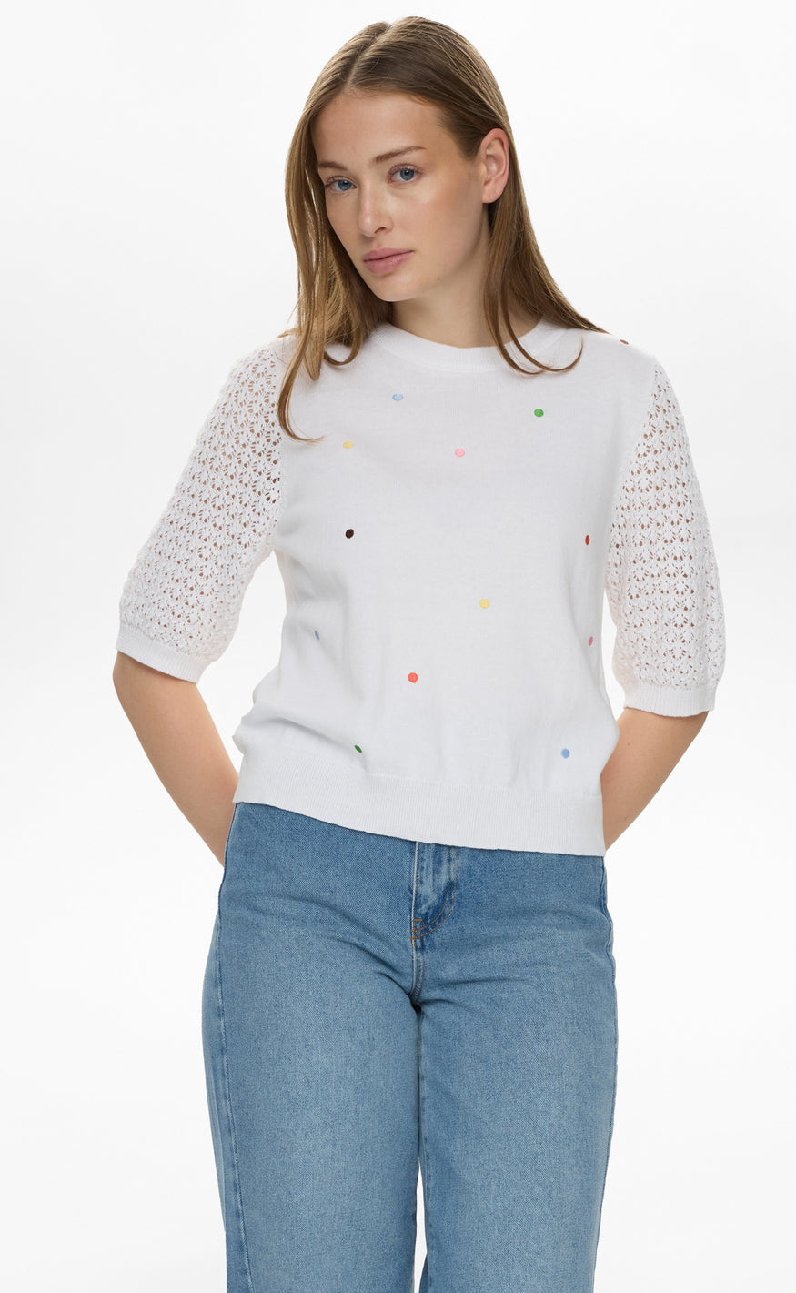 Nümph Pullover - Lulo - Cloud Dancer