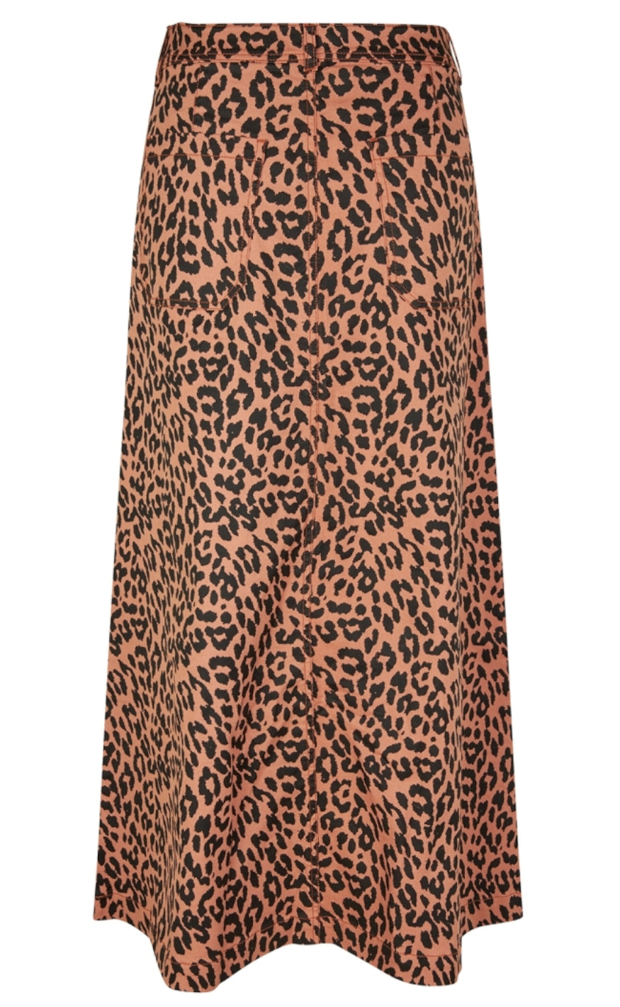 Lollys Laundry Skjørt - Luna - Leopard Print