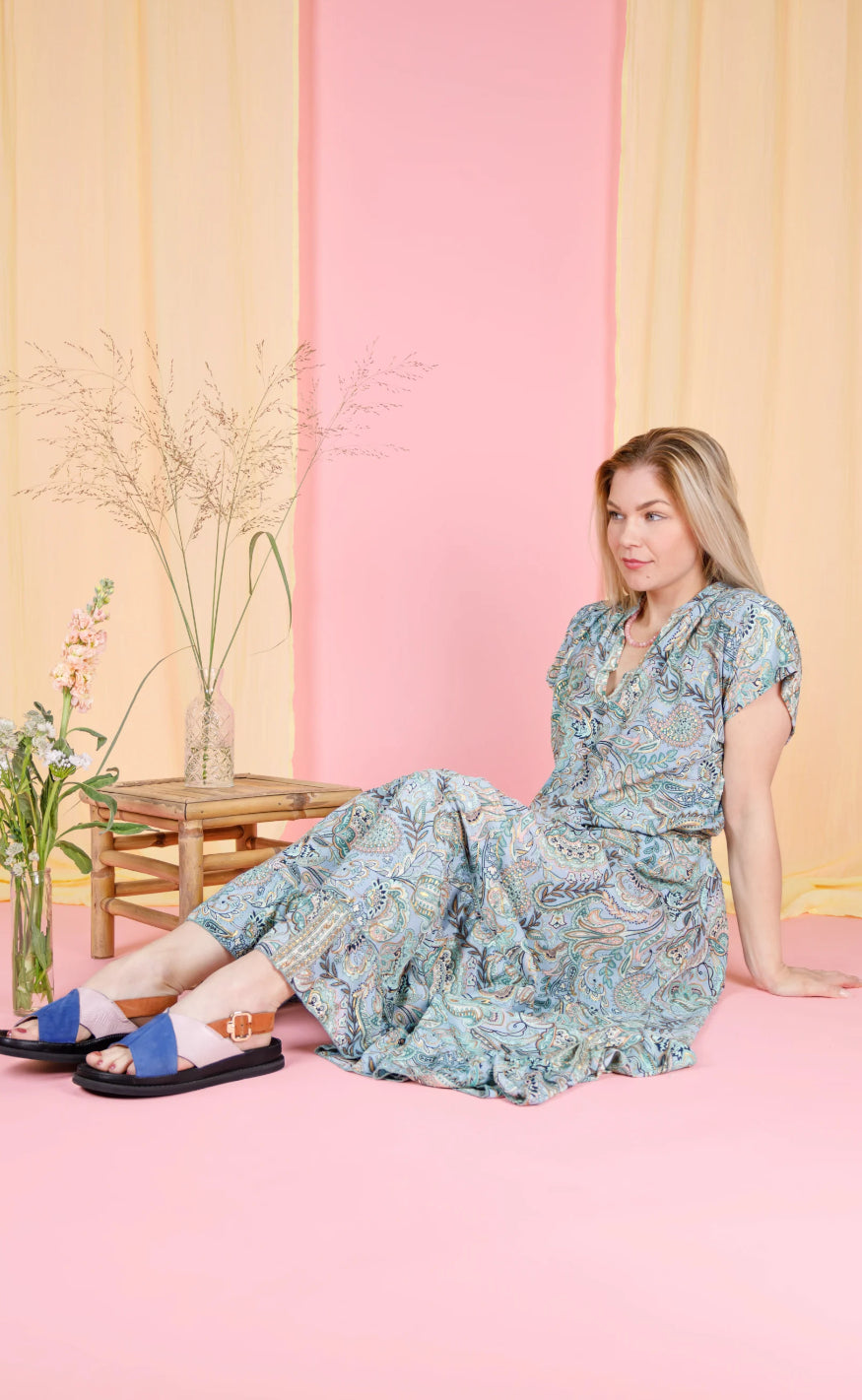Black Colour Topp - Luna Andrea - Blue Garden