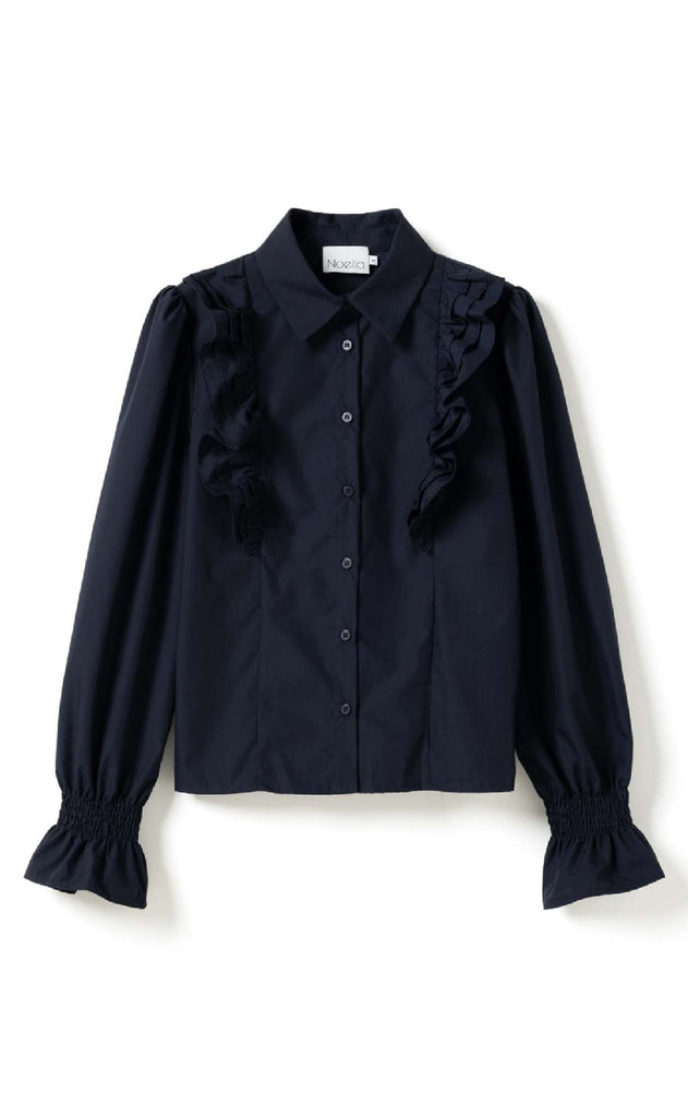 Noella Bluse - Lucina - Navy Blue