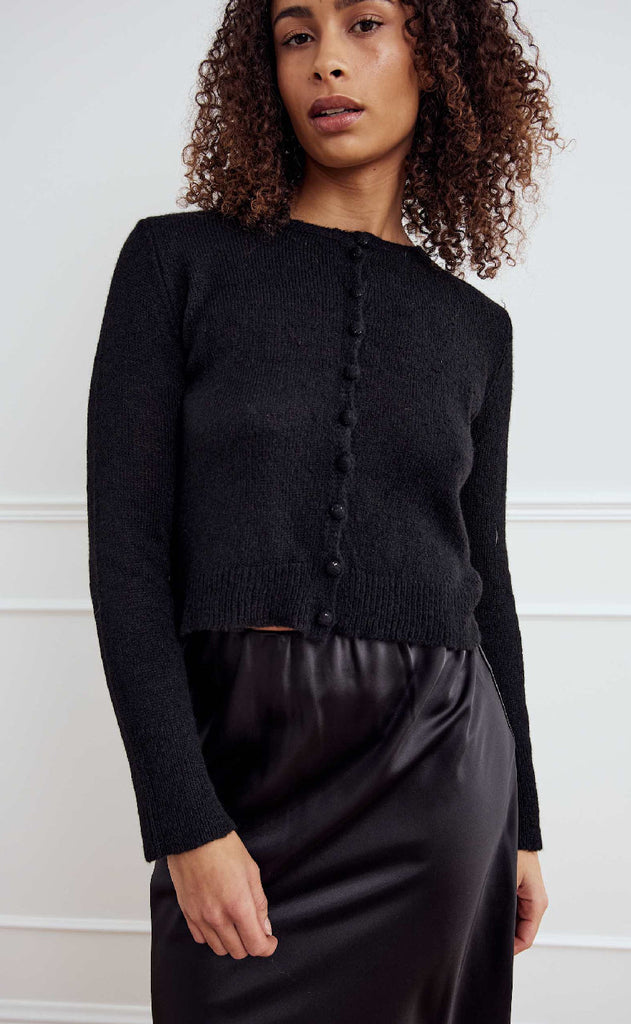 Noella Cardigan - Lya Knit - Black