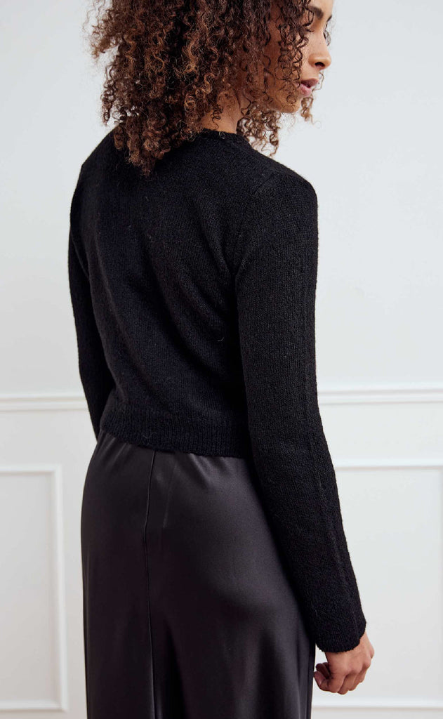 Noella Cardigan - Lya Knit - Black