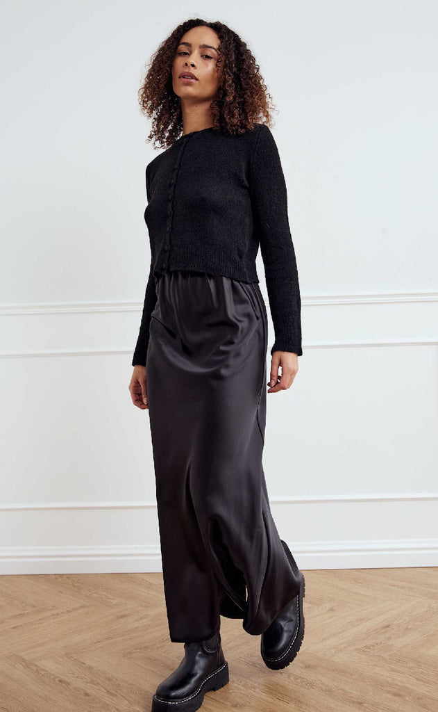 Noella Cardigan - Lya Knit - Black