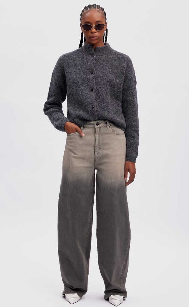 Gestuz Cardigan - Alpha - Charcoal Melange