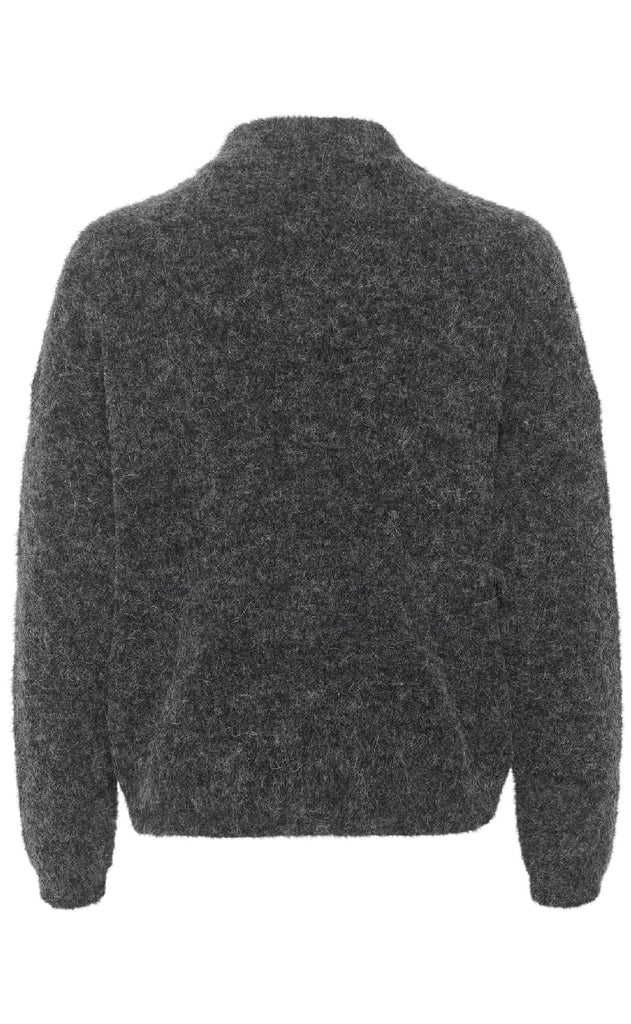 Gestuz Cardigan - Alpha - Charcoal Melange