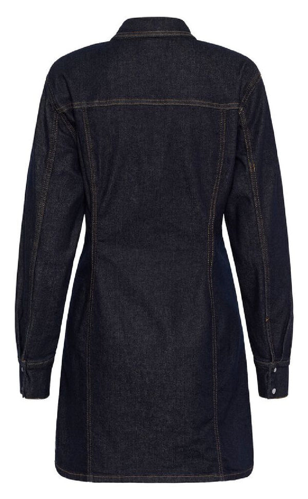 Gestuz Kjole - Mae - Dark Blue Rinse