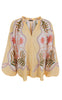 Black Colour Bluse - Magnolia - Butter Yellow