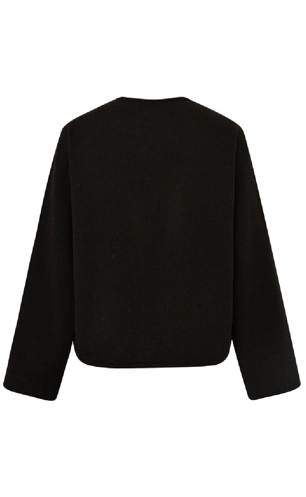 Global Funk Jakke - Mariell-G - Brown Black Mix