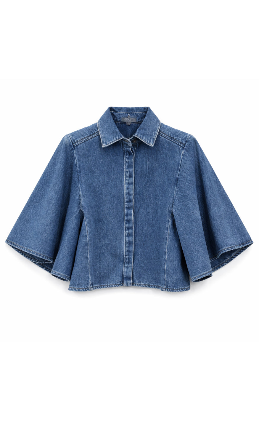 Marta Du Chateau Skjorte - Marika - Blue Denim