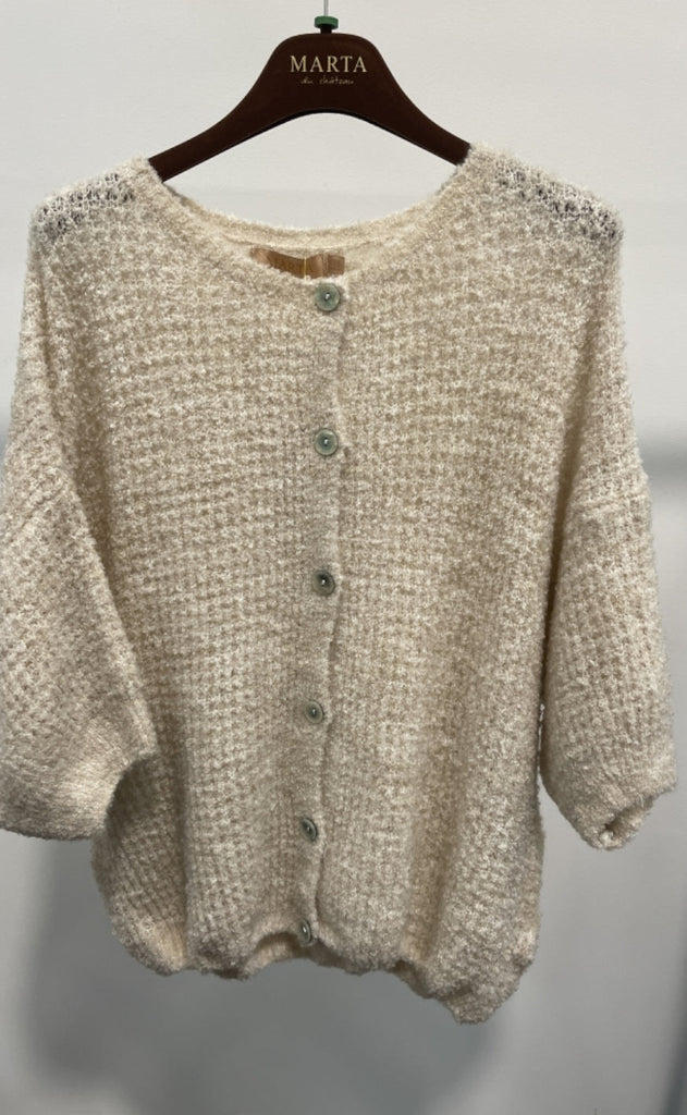 Marta Du Chateau Cardigan - Amour - Beige