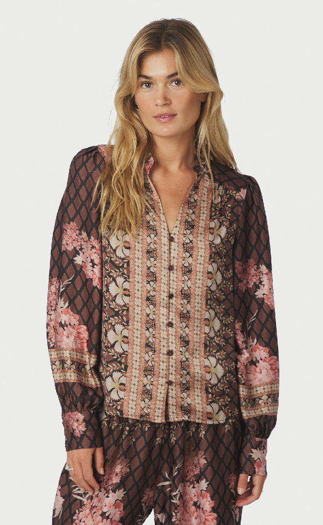 Neo Noir Bluse - Massima Botanical - Black