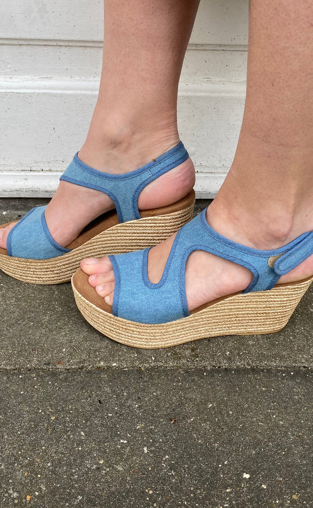 Tim & Simonsen Sandaler - Masha Nature - Jeans