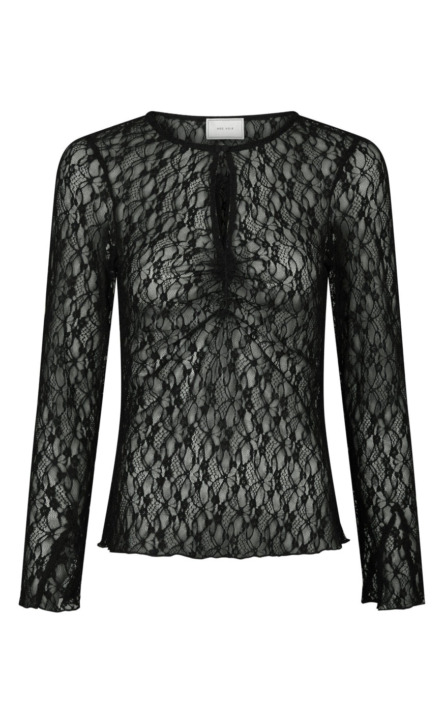 Neo Noir Bluse - Matria Lace - Black