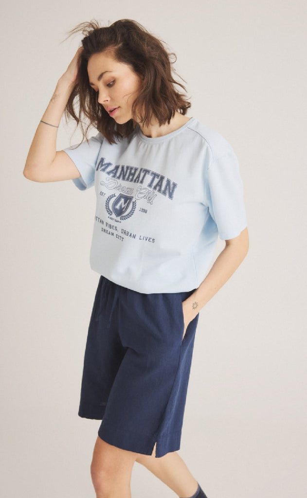 Luxzuz T-shirt - Mata - Baby Blue