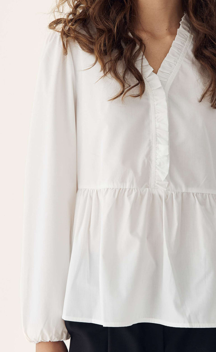 Noella Bluse - Matti LS - White