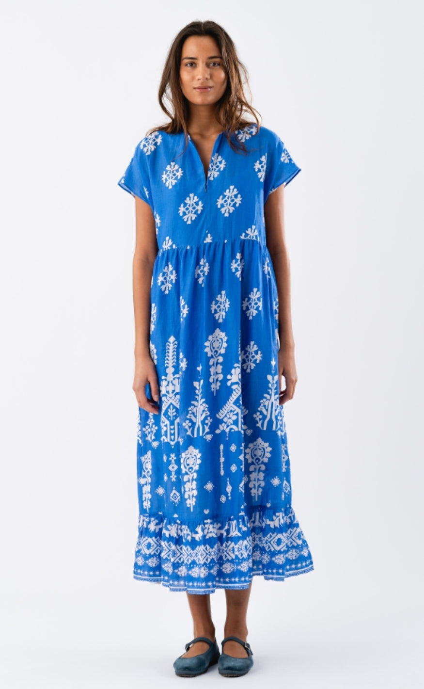 Lollys Laundry Kjole - Mackay - Blue