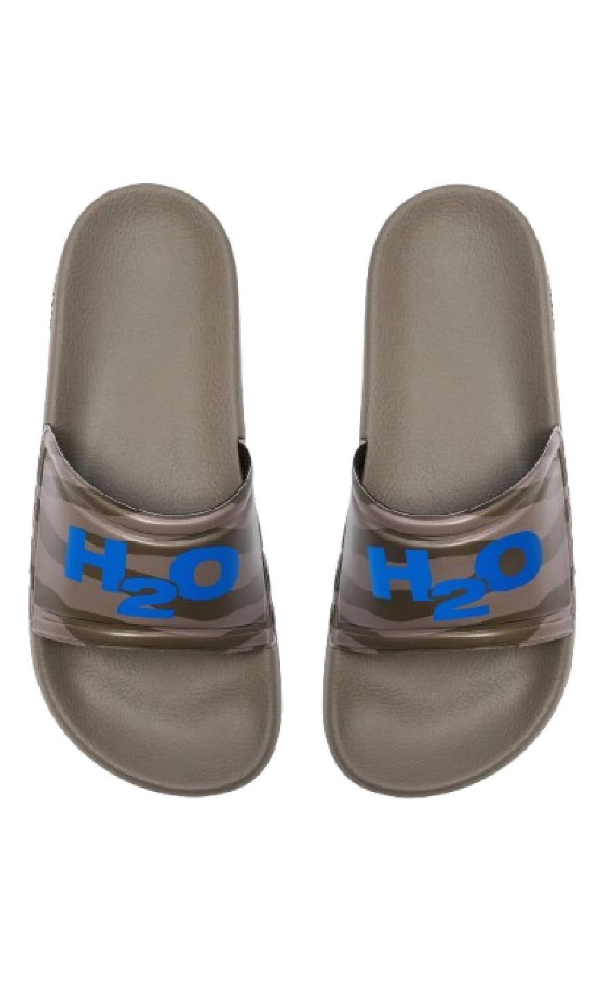 H2O Sandaler - Resort Print - Dusty Oak/Cobalt Blue