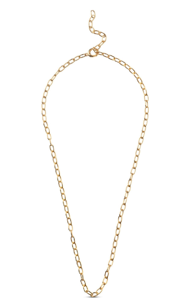 ENAMEL Copenhagen Halskjede - Medium Charm - Gold Colour