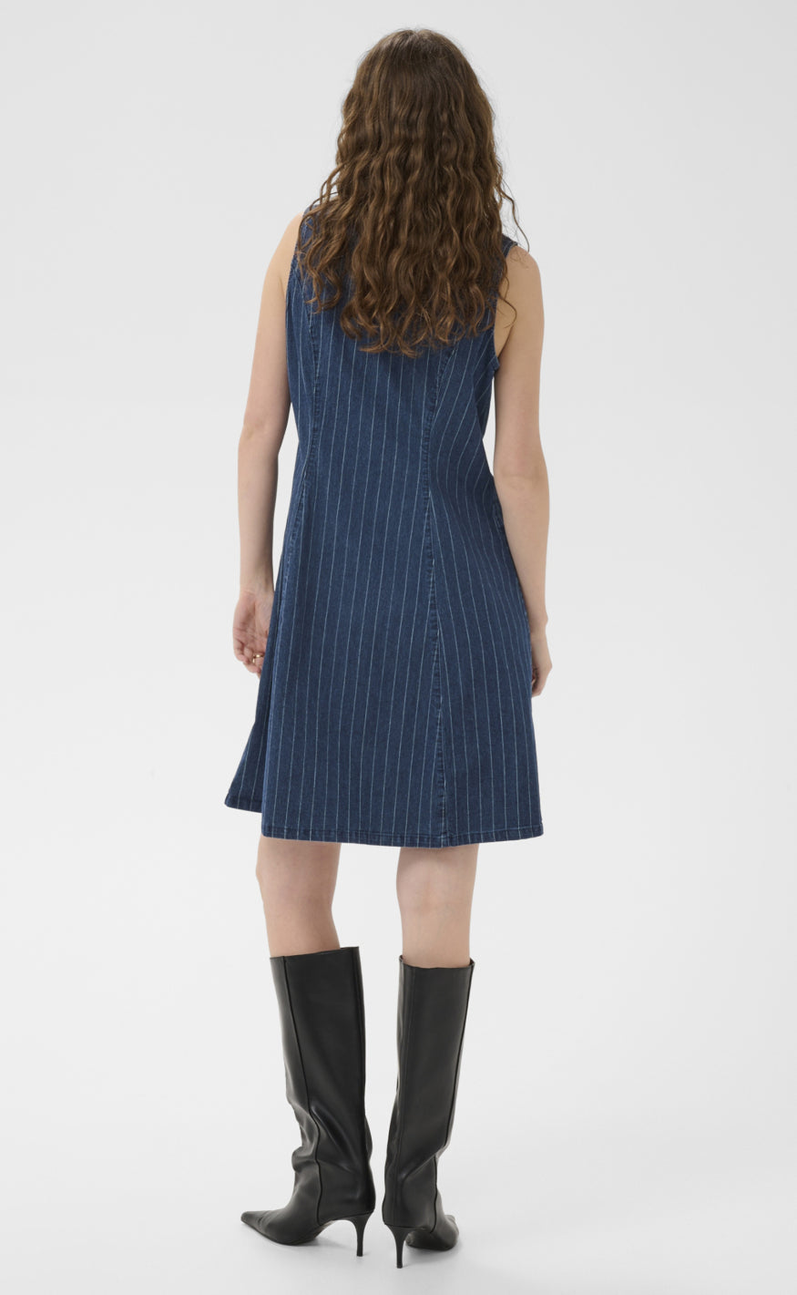 Culture Kjole - Mai Renny - Dark Blue Wash
