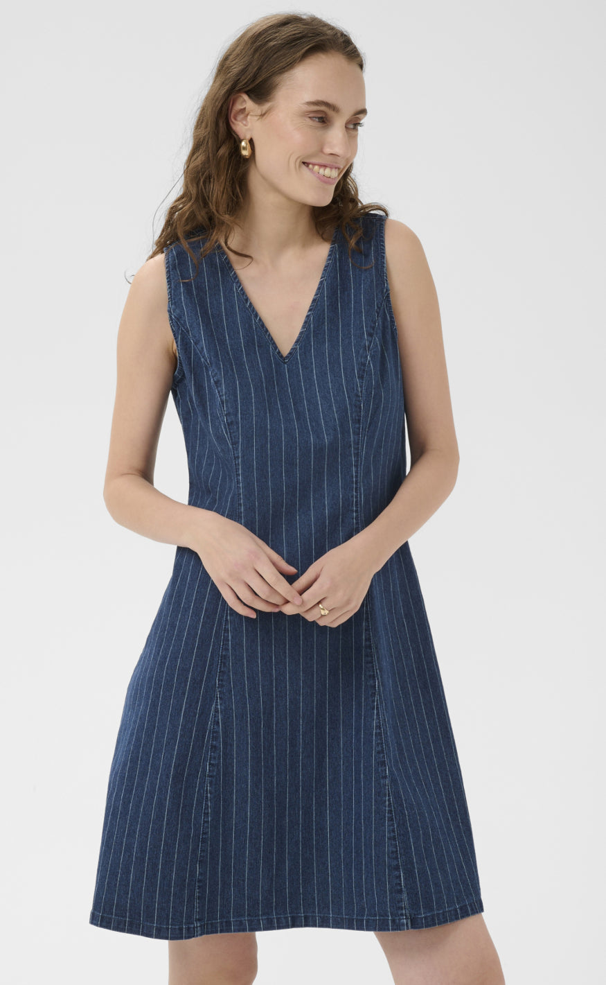Culture Kjole - Mai Renny - Dark Blue Wash