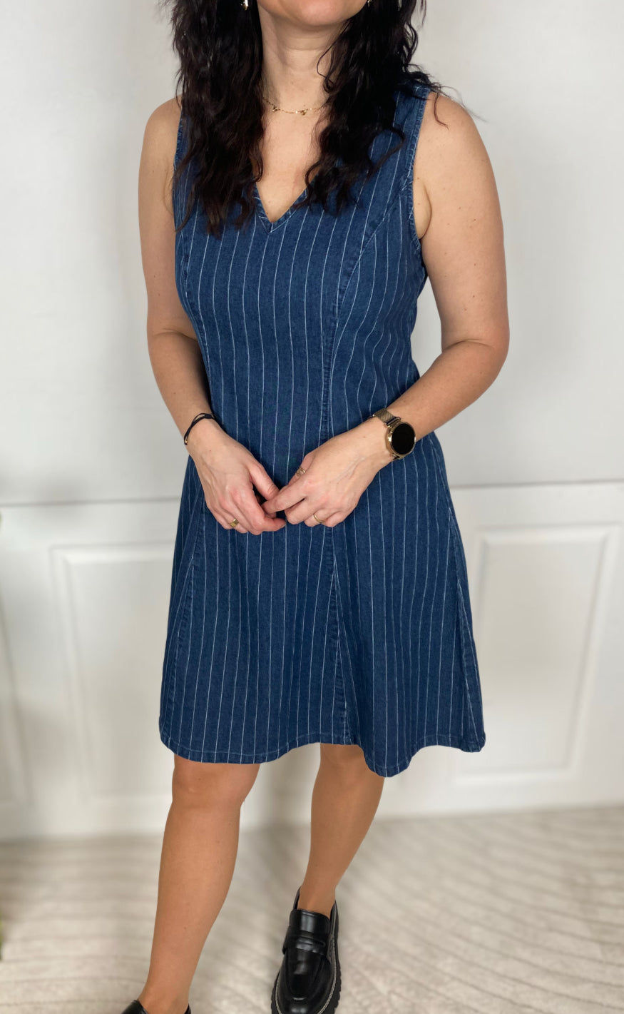 Culture Kjole - Mai Renny - Dark Blue Wash