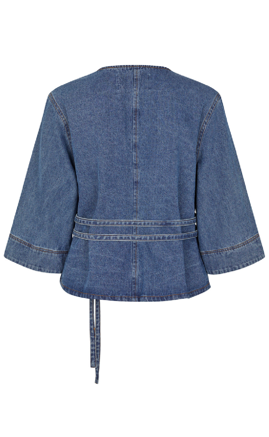 Global Funk Bluse - Merie SS - Vintage Blue Wash