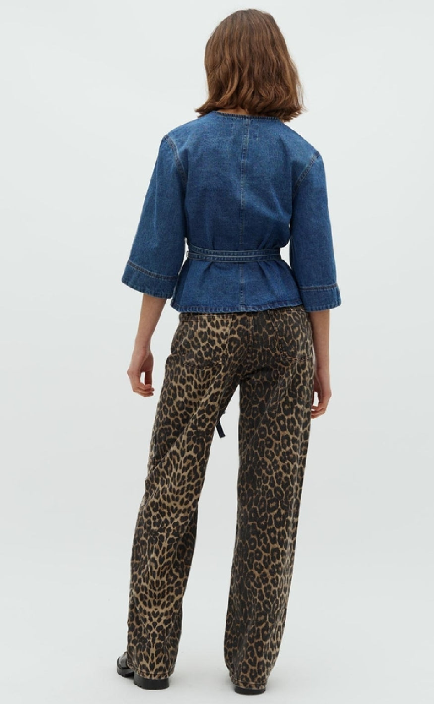 Global Funk Bluse - Merie SS - Vintage Blue Wash