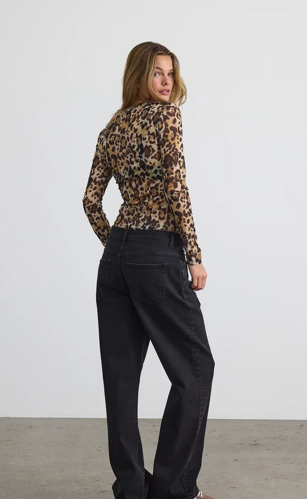 Noisy May Bluse - Judith L/S - Black Leo