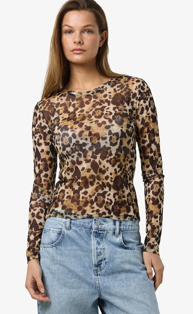 Noisy May Bluse - Judith L/S - Black Leo