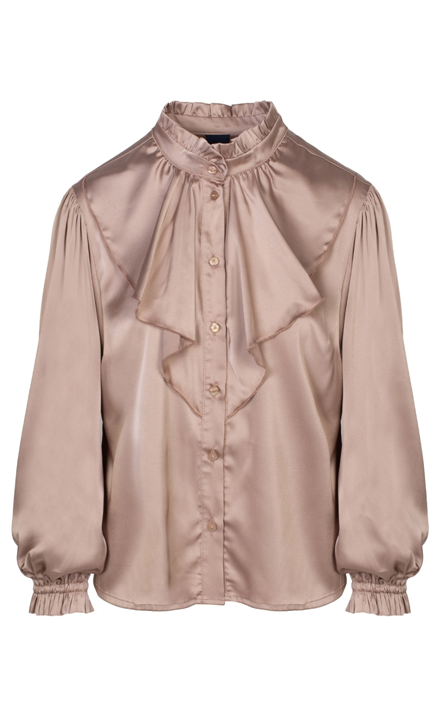 One Two Luxzuz Skjorte - Mian - Light Taupe