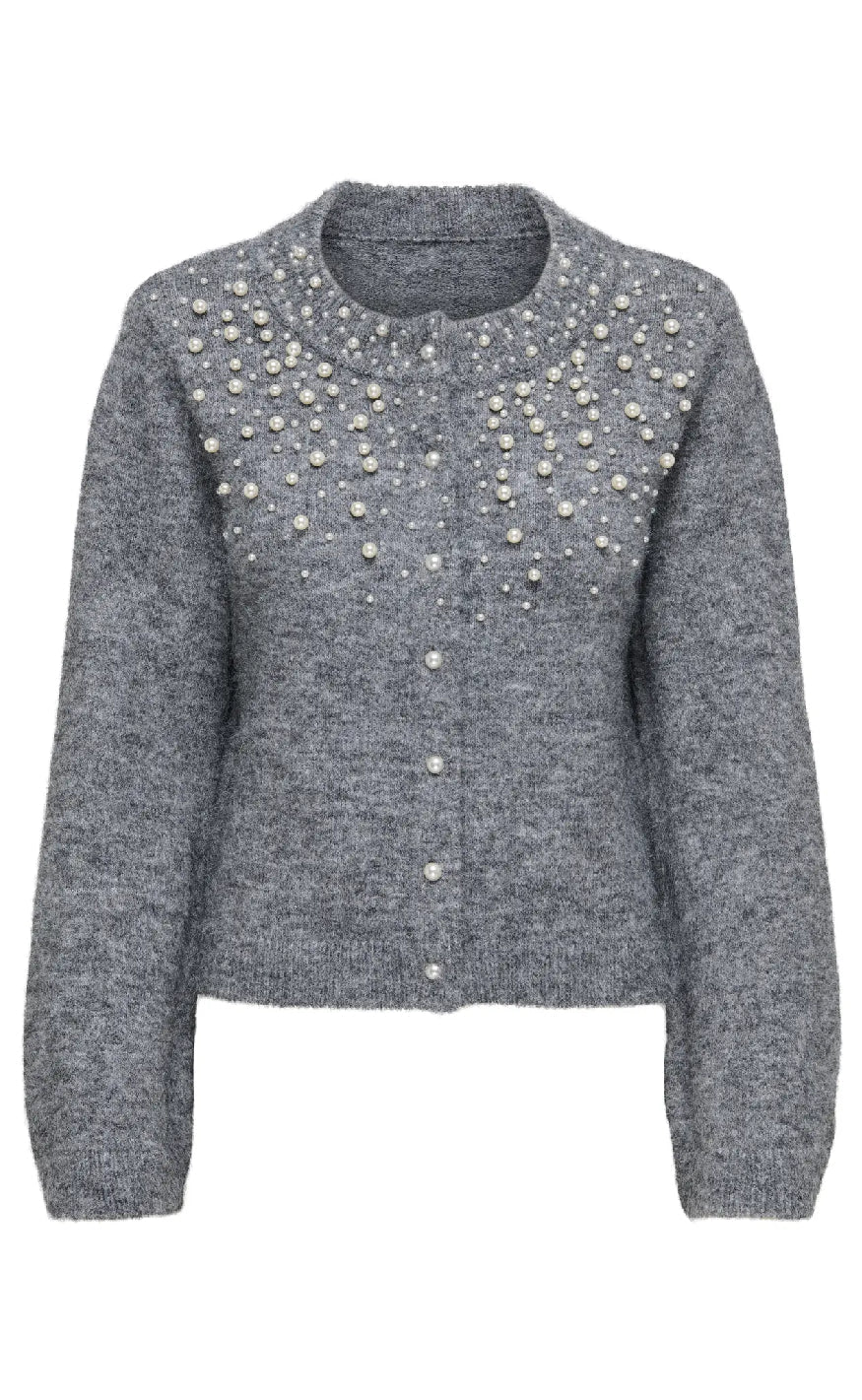 ONLY Cardigan - Miggie - Medium Grey Melange