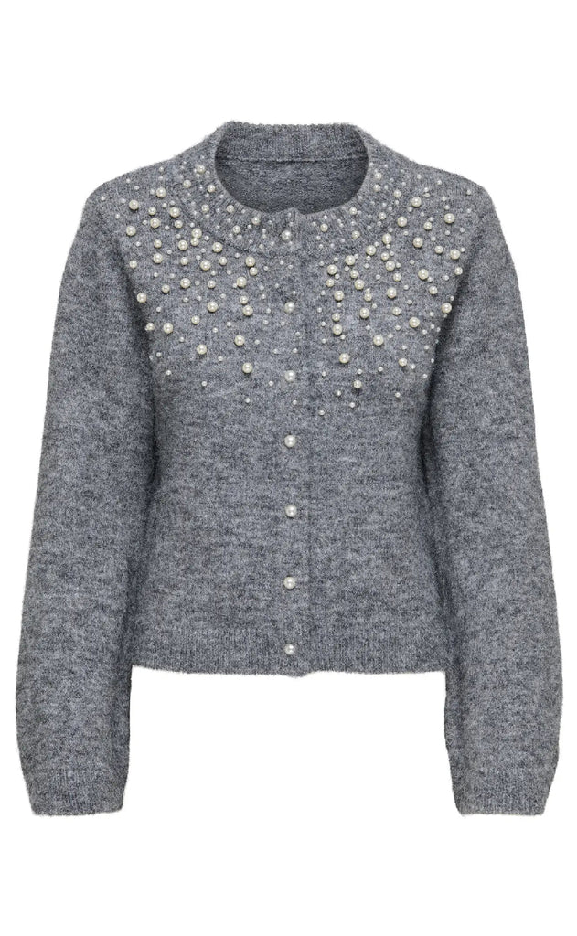 ONLY Cardigan - Miggie - Medium Grey Melange