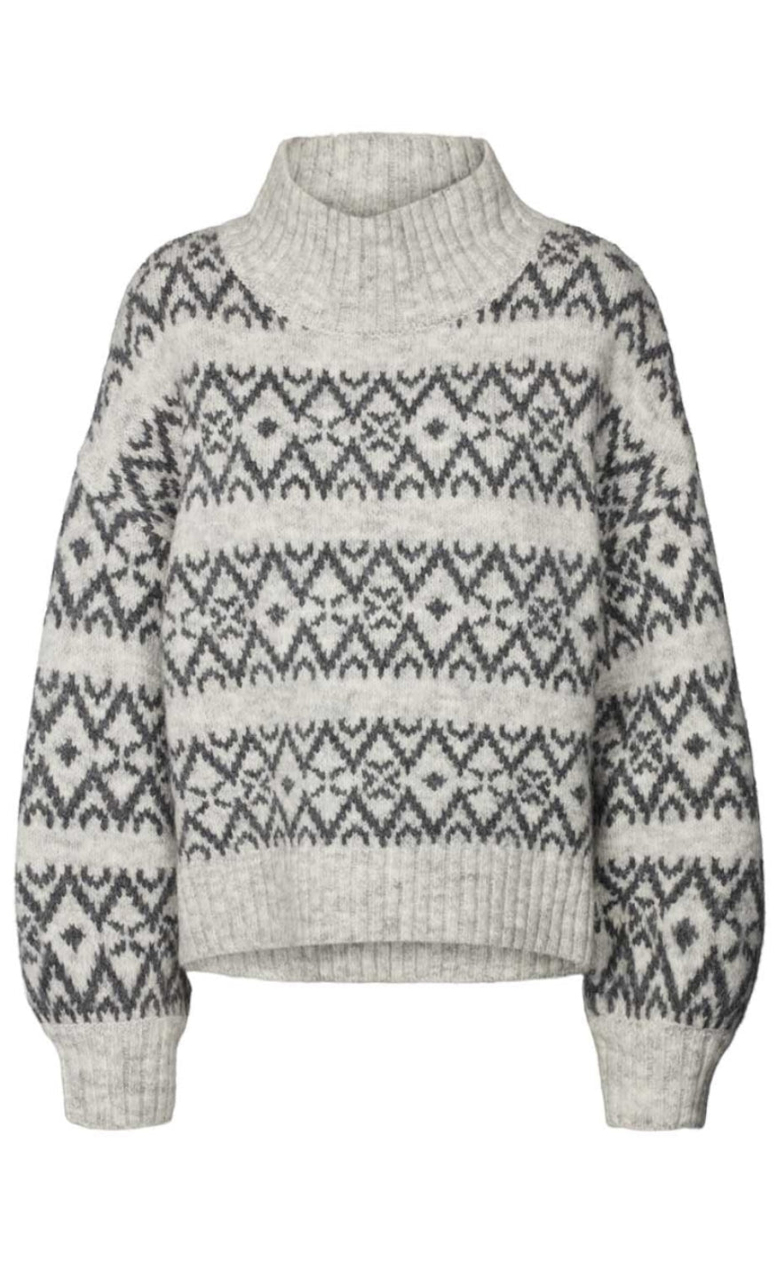 Lollys Laundry Genser - Mille - Light Grey