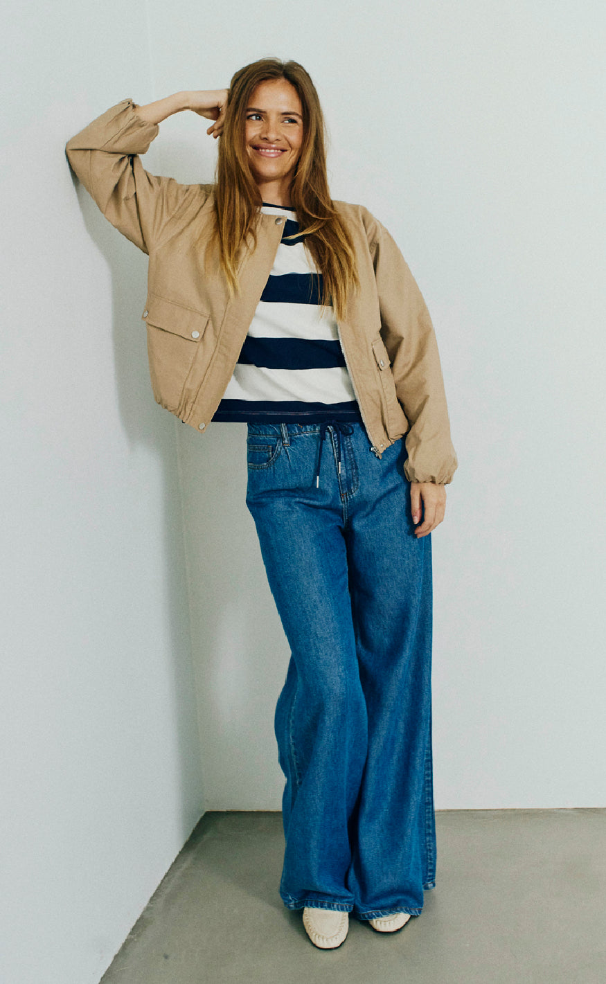 Freequent Bukser - Milo - Medium Blue Denim