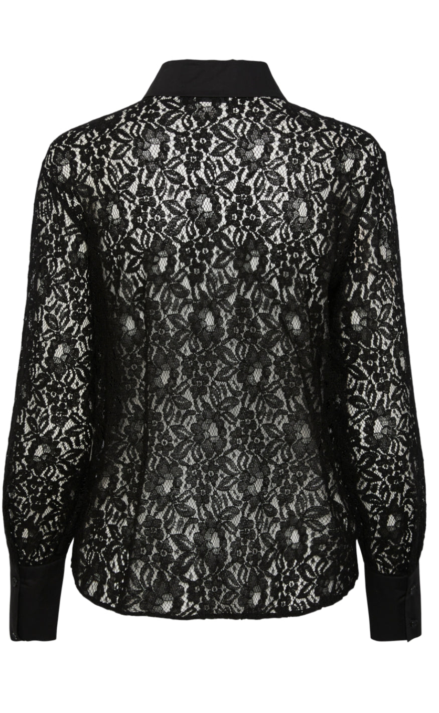PIECES Skjorte - Mira - Black