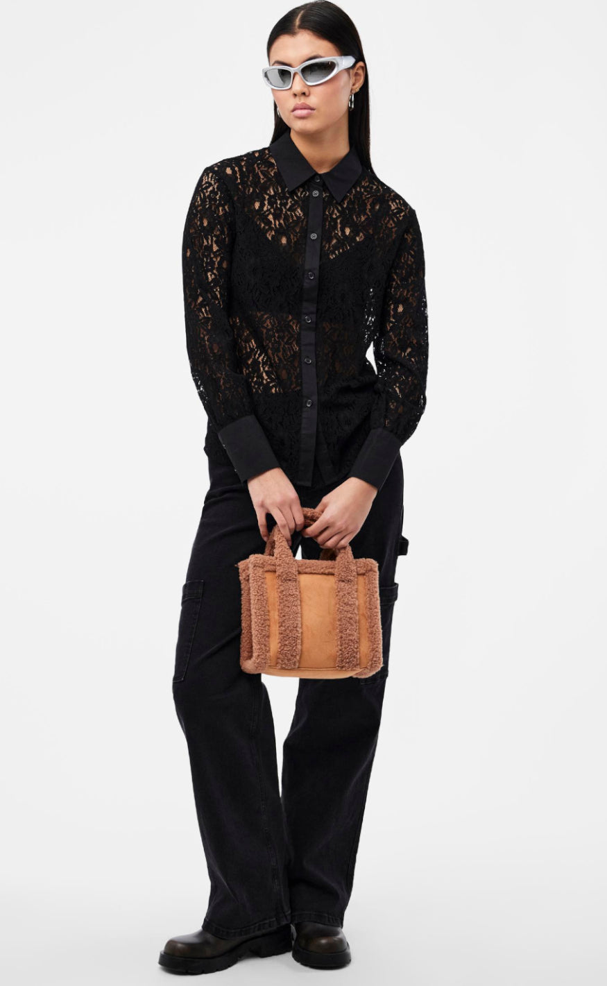 PIECES Skjorte - Mira - Black