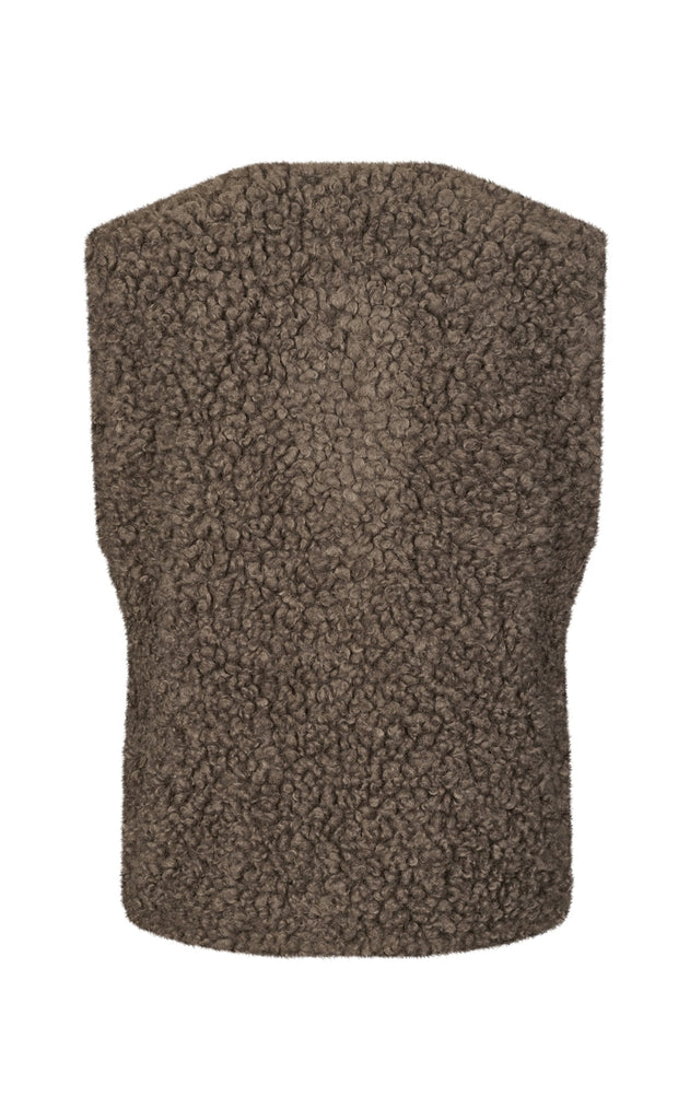 Lollys Laundry Vest - Vada LL - Dark Mokka