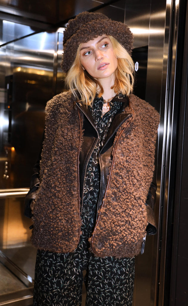 Lollys Laundry Vest - Vada LL - Dark Mokka