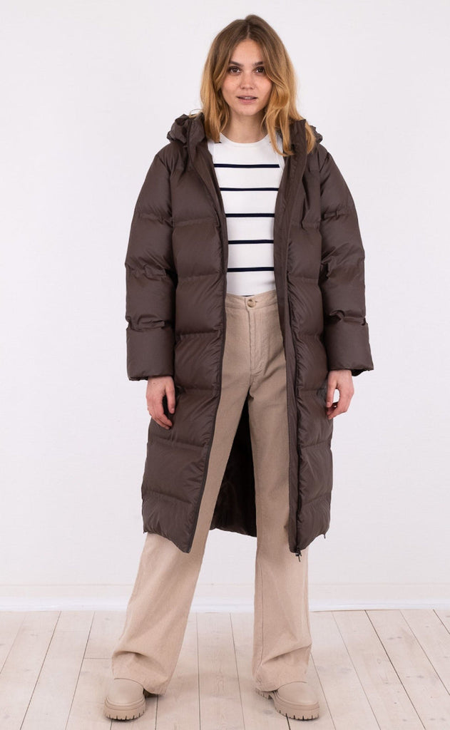 Neo Noir Jakke - Viviana Puffer - Mocca