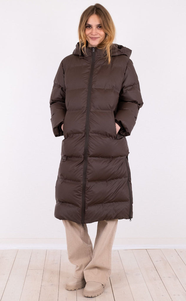 Neo Noir Jakke - Viviana Puffer - Mocca