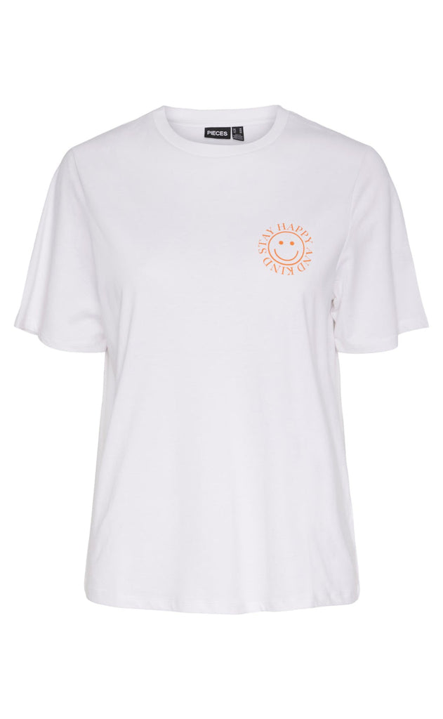 PIECES T-Shirt - Molly - Bright White
