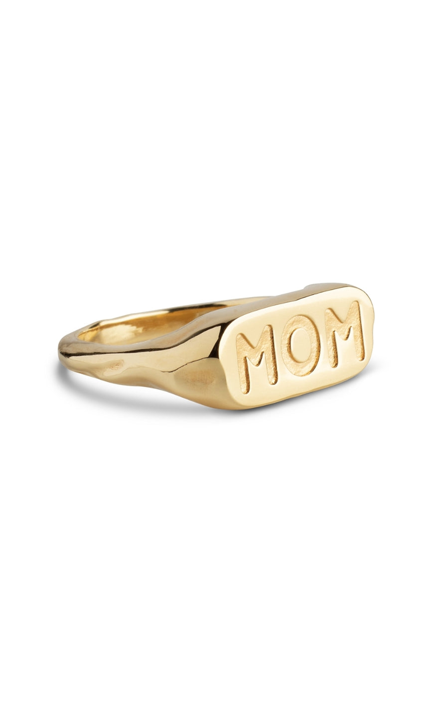 ENAMEL Copenhagen Ring - Mom Statement - Gold