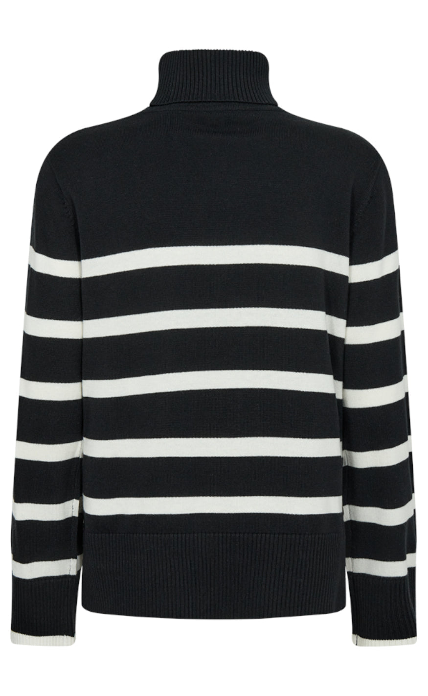Freequent Pullover - Monday - Black W. Offwhite