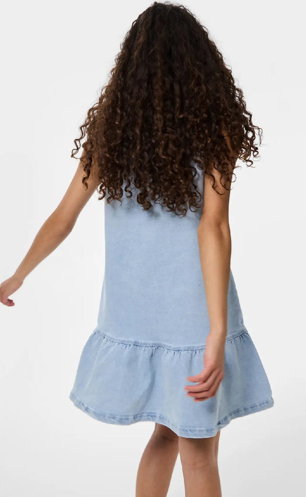 Pieces Kjole - Monica - Light Blue Denim