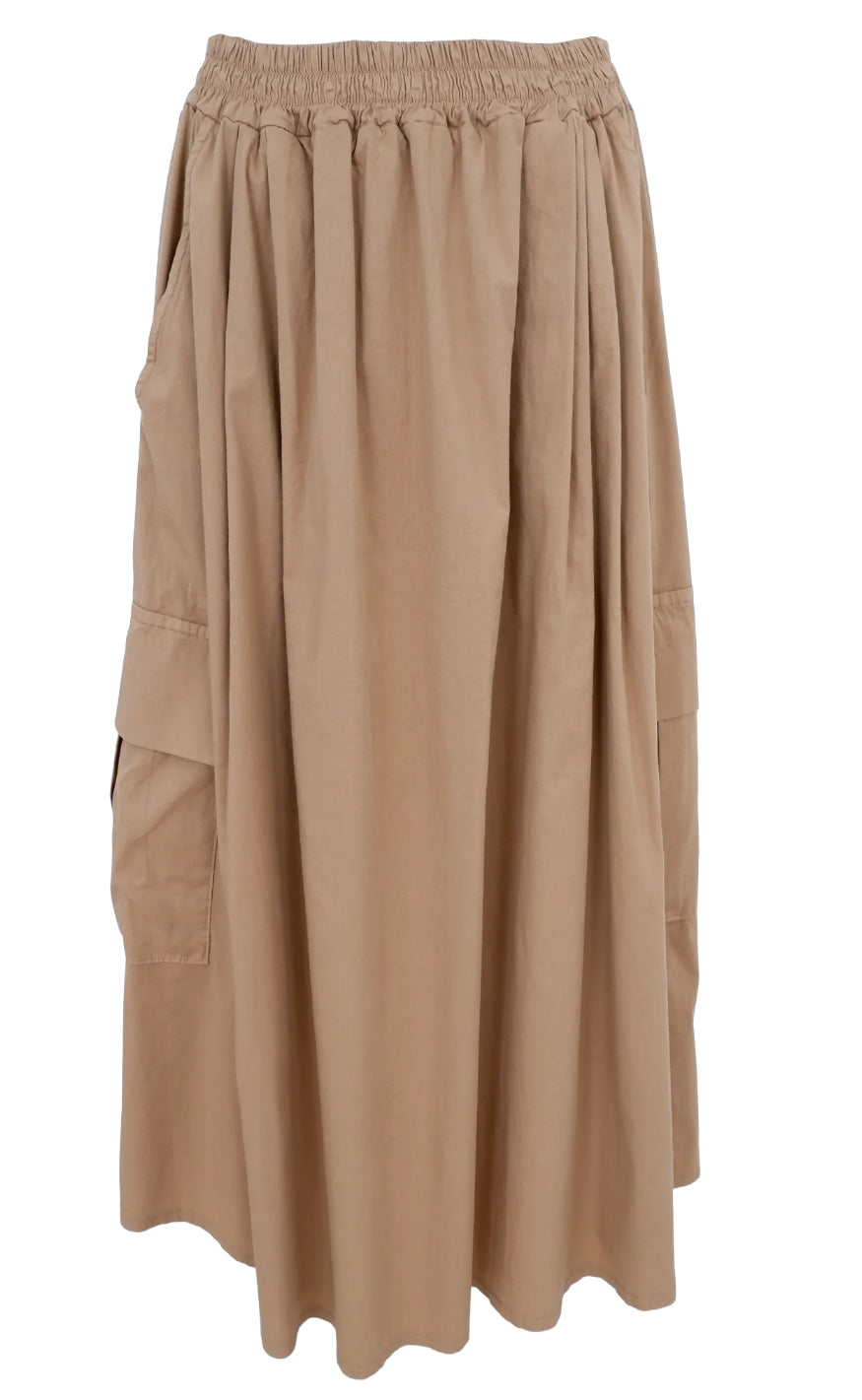 Black Colour Skjørt - Mona - Camel